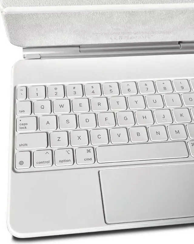 Alt view image 2 of 5 - Apple - Magic Keyboard for iPad Pro 12.9inch (6th generation) and Previous Version (3rd, 4th, or 5th Generation) - White MJQL3LL/A