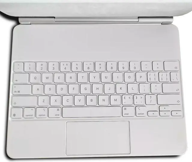 Alt view image 3 of 5 - Apple - Magic Keyboard for iPad Pro 12.9inch (6th generation) and Previous Version (3rd, 4th, or 5th Generation) - White MJQL3LL/A