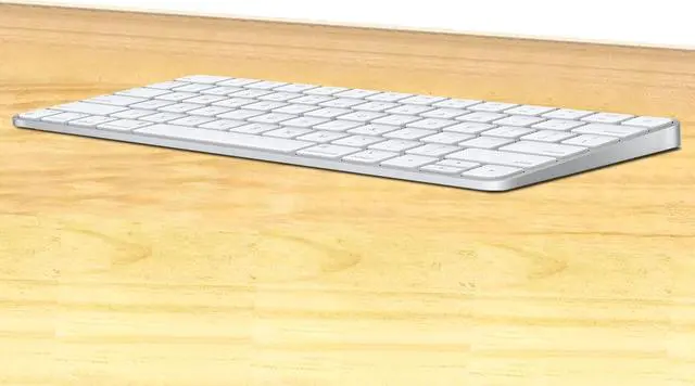 Alt view image 4 of 4 - Apple Magic Keyboard (2021) Wireless, Bluetooth, Rechargeable. Works with Mac, iPad, or iPhone; US English - White MK2A3LL/A