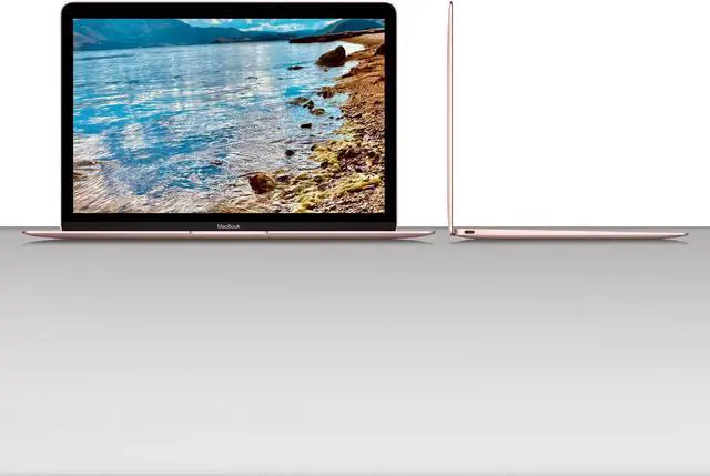 Alt view image 2 of 4 - Apple MNYK2LL/A 12in MacBook, Retina, 1.2GHz Intel Core M3 Dual Core Processor, 8GB RAM, 256GB SSD, Mac OS, A1534 Rose Gold