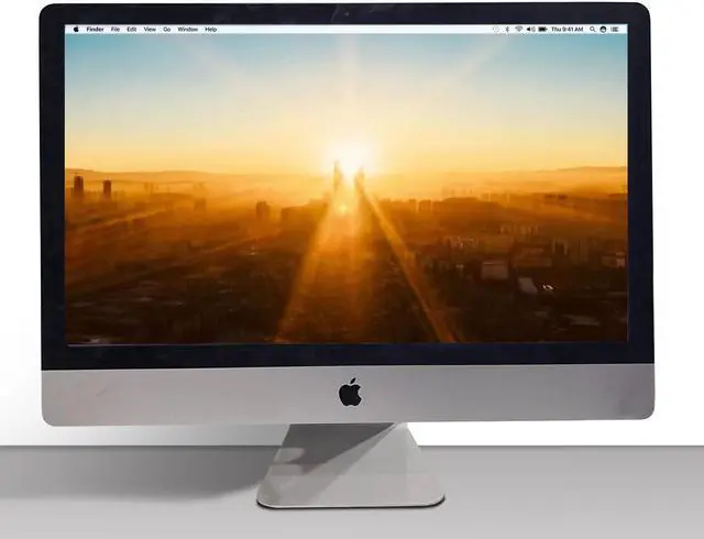 Main image of Apple iMac MNEA2LL/A 27 Inch, 3.5GHz Intel Core i5, 32GB RAM, 1TB Fusion Drive, Silver (Renewed)