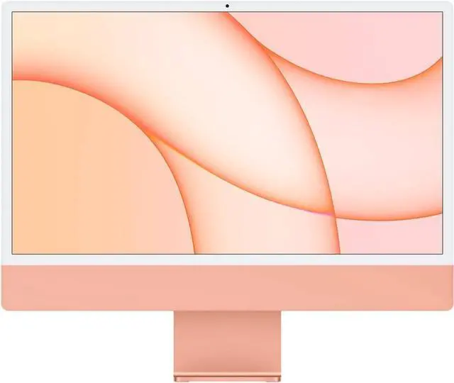 Main image of 2021 Apple iMac with Apple M1 Chip with 8-core CPU (24-inch, 16GB RAM, 512GB SSD Storage) (QWERTY English) Orange (Renewed) 512 GB