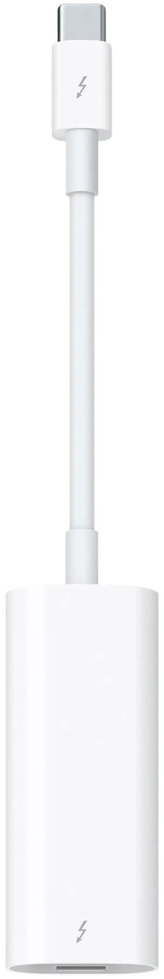 Main image of Apple Thunderbolt 3 (USB-C) to Thunderbolt 2 Adapter - Thunderbolt 2/Thunderbolt 3 Data Transfer Cable for Hard Drive, MacBook Pro - First End: 1 x USB Type C Male Thunderbolt 3 - Second End: 1 x ...