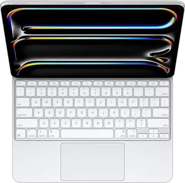 Main image of Apple iPad Magic Keyboard Case for iPad Pro 13-inch (M4)  Great Typing Experience  Built-in Trackpad  Function Row  US English - White