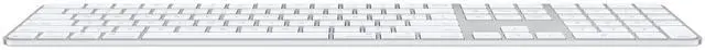 Alt view image 3 of 3 - Apple Magic Keyboard with Touch ID and Numeric Keypad for Mac models with Apple silicon (USBC) - US English - White Keys