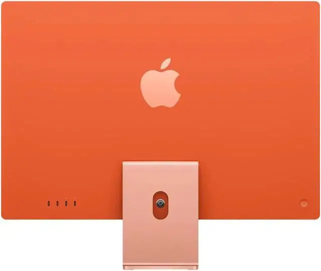 Alt view image 2 of 5 - (Refurbished - Excellent) iMac 24 (Retina 4.5K 10GPU, Orange) 4.05Ghz 8-Core M3 (2023) 8 GB & 256 GB Flash HD 4480 x 2520 Display Mac OS