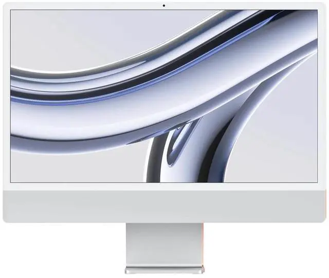 Main image of Apple 2023 iMac All-in-One Desktop Computer with M3 chip: 8-core CPU 10-core GPU 24-inch Retina Display Silver 8GB 256GB