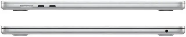 Alt view image 4 of 5 - Apple 13.6" MacBook Air Apple M3 chip with 8-core CPU and 8-core GPU 16GB RAM 256GB SSD - Silver