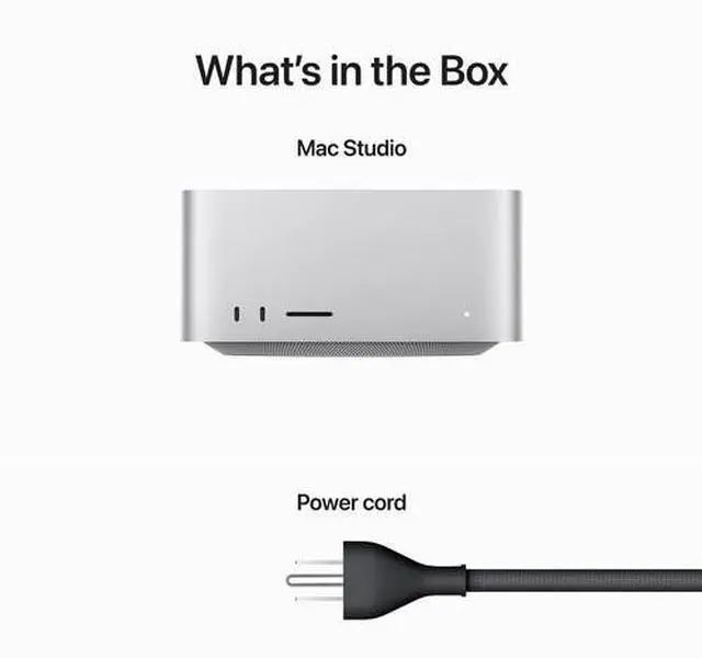 Alt view image 7 of 7 - Apple Mac Studio (2023) - Apple M2 Max chip 12-core CPU 30-core GPU - 512GB - Silver - 32GB RAM - Pristine-Never Used in OEM BOX