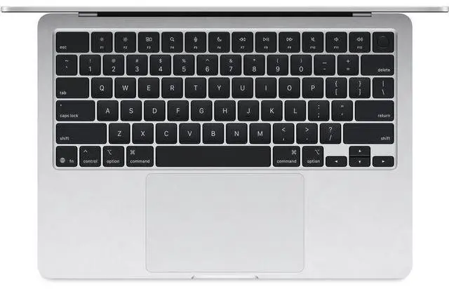 Alt view image 2 of 7 - Apple 13" MacBook Air 2025 M4 10-Core Chip 10-Core GPU 16GB RAM 2TB SSD Storage 13.6" Liquid Retina Display Silver
