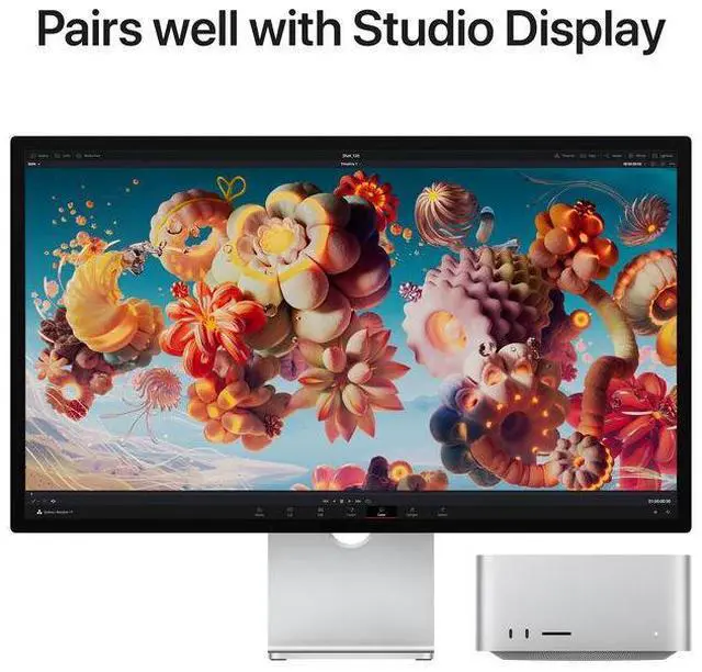 Alt view image 3 of 7 - Apple Mac Studio (2022) - Apple M1 Max chip 32-core GPU - 4TB - Silver - 64GB RAM - Excellent Condition