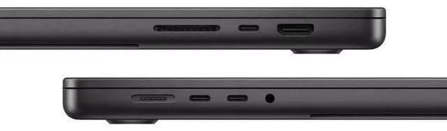 Alt view image 5 of 5 - Apple MacBook Pro 14-inch (2023) - M3 - Apple M3 Max chip: 16core CPU/40Core GPU - 4TB - Space Black - 64GB RAM - 3 Thunderbolts 4 ports - Excellent