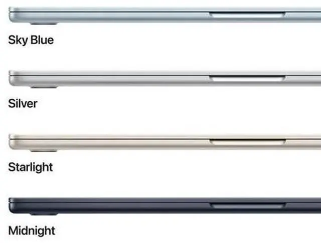 Alt view image 4 of 7 - Apple 2025 MacBook Air 15-inch Laptop with M4 chip: Built for Apple Intelligence, 15.3-inch Liquid Retina Display, 24GB Unified Memory, 512GB SSD Storage Touch ID; Sky Blue -- MC7D4LL/A