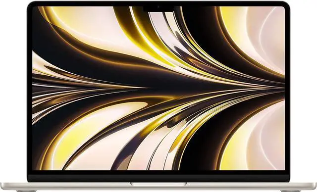 Alt view image 2 of 7 - Apple 2022 MacBook Air Apple M2 8-Core Chip 10-Core GPU 16GB 2TB Starlight 13.6" 2560 x 1664 Liquid Retina Display