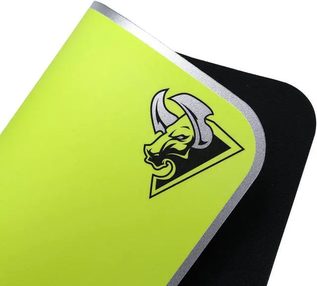 Alt view image 5 of 5 - Rantopad GTR Plastic Gaming Mousepad - Anti-slip, Smooth & Durable Frosted Matte Carbon Resin Surface, Pro Gaming Essential, Made for Optical Mice, Large Size 13.8x9.5x0.09 in - Yellow