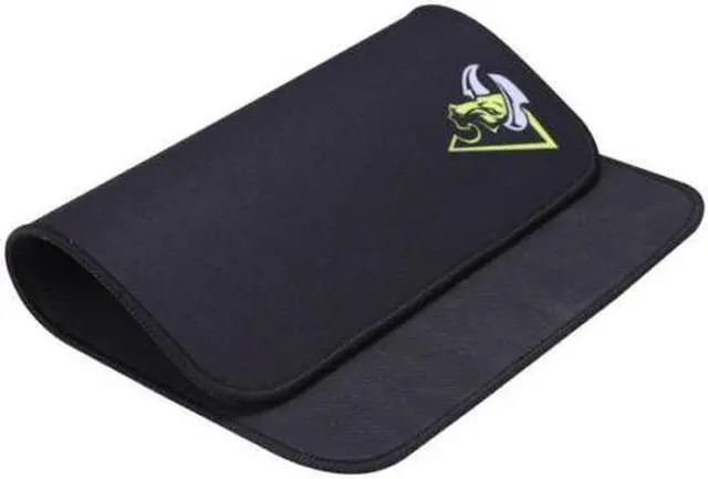 Alt view image 3 of 4 - Rantopad H1X Silky Cloth Fabric Gaming Mousepad - Anti-slip Rubber Base, Small, 11x8.6x0.1 in - Black