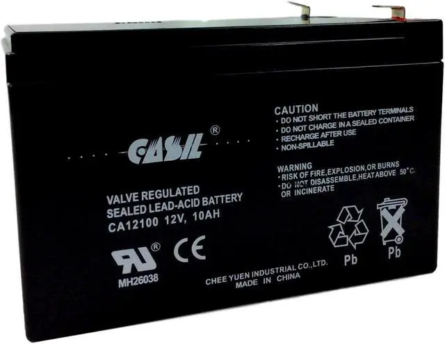 Main image of 12V 10AH 12AH Casil F2 for Razor Battery Fits MX500 MX650, W15128190003