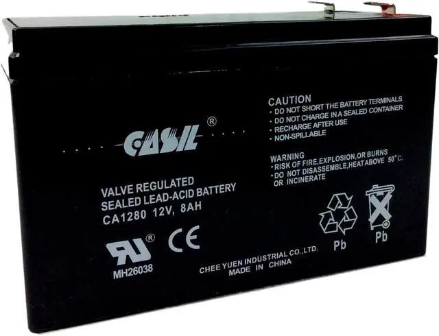 Main image of 10 Pack Verizon FiOS GT12080-HG 12V 8Ah GS Portalac Casil Battery Replacement PX12072HG by Inovel Power