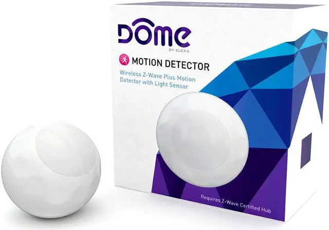 Main image of Dome Z-Wave Plus Motion Detector, Light Sensor With Magnetic Mount – Model DMMS1