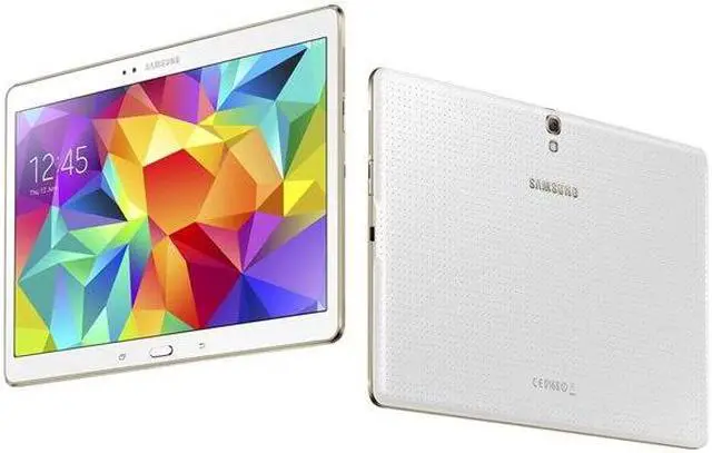 Alt view image 2 of 12 - Samsung Galaxy Tab S SM-T807V 16 GB Tablet - 10.5" - Wireless LAN - Verizon - 4G - Samsung Exynos 5 1.90 GHz - Dazzling White