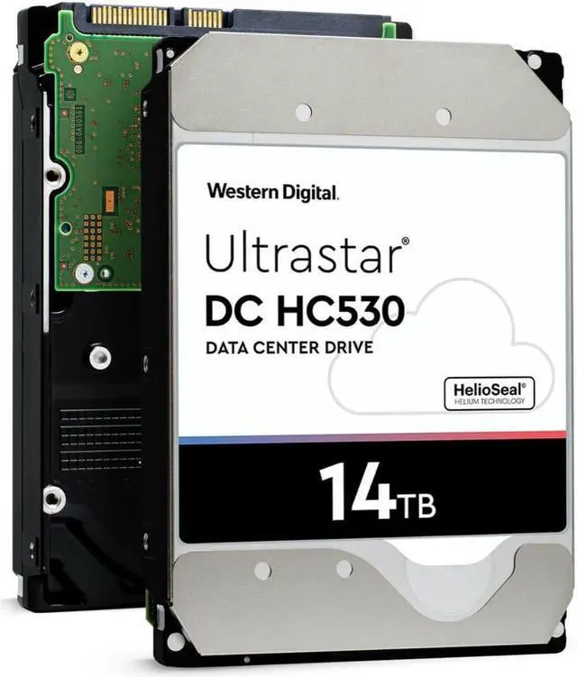 Alt view image 2 of 4 - HGST 0F31284 Ultrastar DC HC530 WUH721414ALE6L4 14 TB Hard Drive - 3.5" Internal - SATA (SATA/600)
