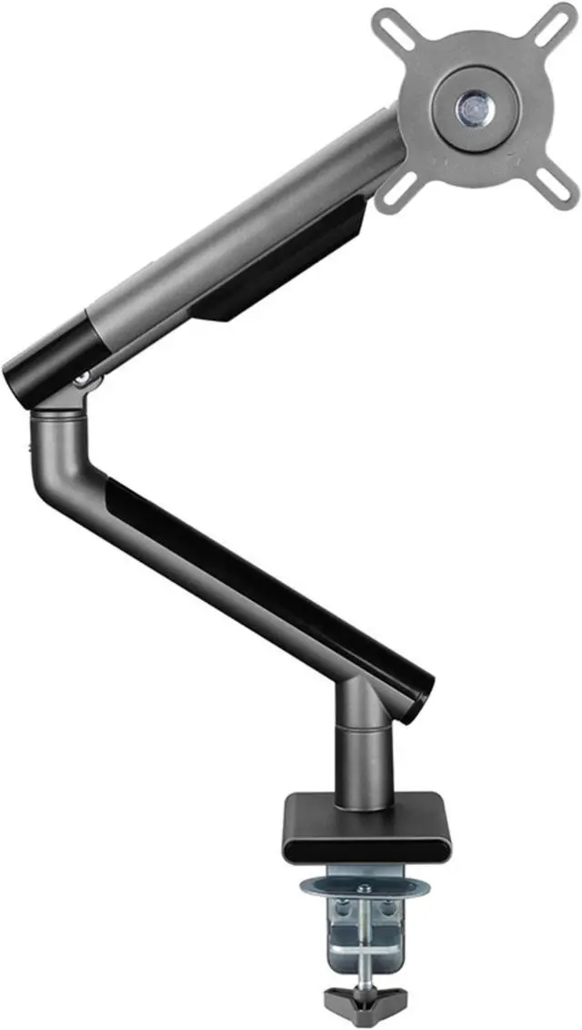 Alt view image 5 of 7 - VersaDesk® Balanced Single Monitor Arm w/ 180-Degree Swivel for Monitors up to 32", VESA 75/100mm Compatible