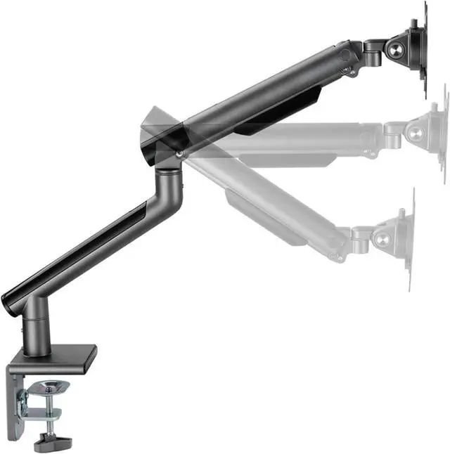 Alt view image 2 of 7 - VersaDesk® Balanced Single Monitor Arm w/ 180-Degree Swivel for Monitors up to 32", VESA 75/100mm Compatible