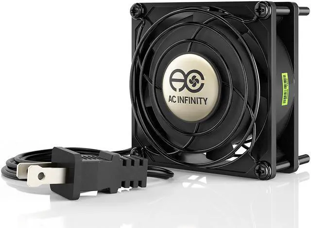 Main image of AC Infinity AXIAL 8025, Muffin Axial Cooling Fan, 115V AC 80mm by 80mm by 25mm High Speed