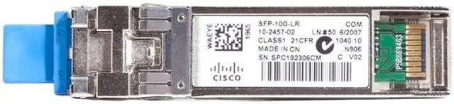 Alt view image 6 of 11 - Cisco 10GBase-LR SFP+ Transceiver