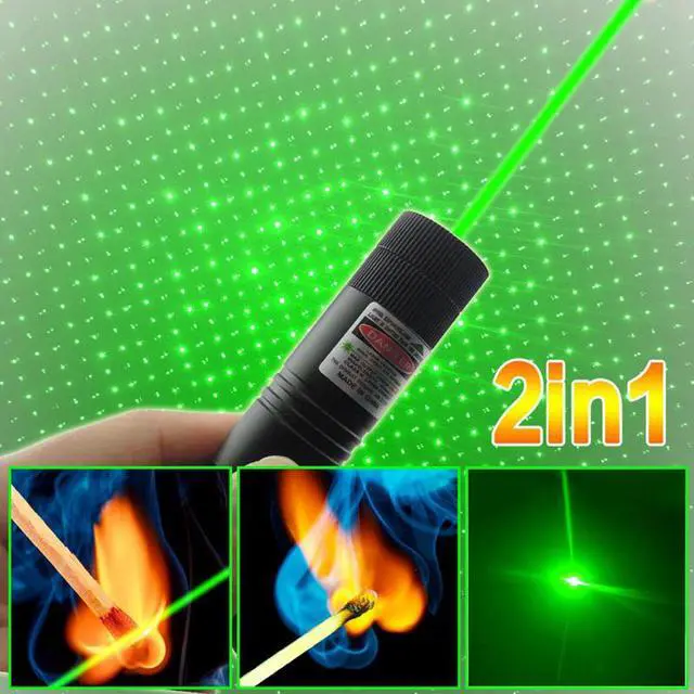 Alt view image 5 of 7 - LED 303 Laser Pointers Green Beam Laser Pointer  Star Pattern Filter pen Adjustable Focal Length Safe Key Laser+4200mah 18650 Battery+Charger