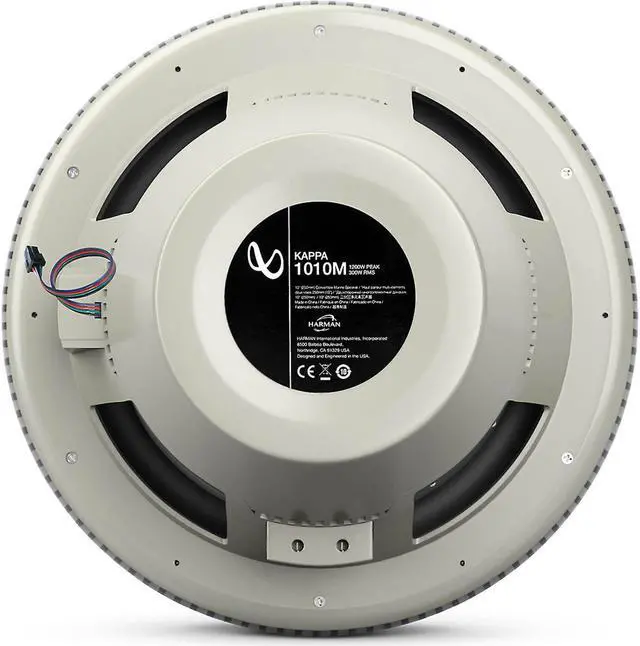 Alt view image 10 of 20 - Infinity KAPPA1010MAM 10" Premium RGB LED Subwoofer (White)