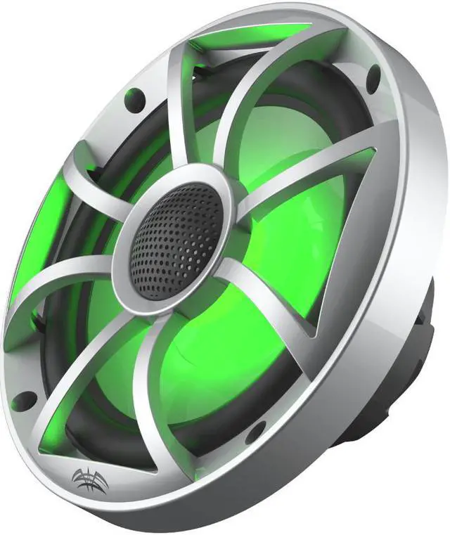 Alt view image 10 of 15 - Wet Sounds Recon 6S RGB 6.5 Inch 2 Way Marine Speakers with RGB LED lighting