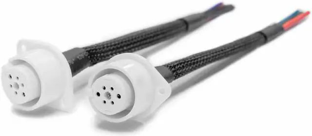 Alt view image 4 of 5 - Wet Sounds TC3-S 6 pin LED lighting connectors for swivel clamps (pair)