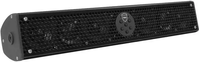 Alt view image 11 of 13 - Wet Sounds Stealth 6 Ultra HD 200W Amplified Black Marine ATV Soundbar + Remote
