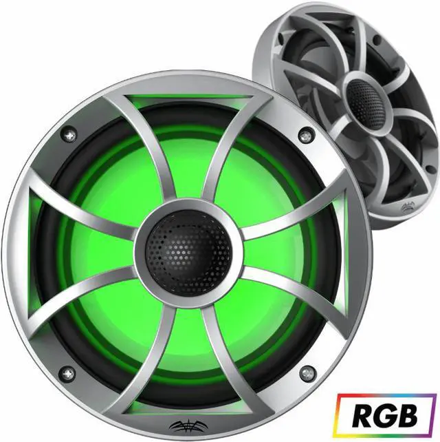 Alt view image 8 of 15 - Wet Sounds Recon 6S RGB 6.5 Inch 2 Way Marine Speakers with RGB LED lighting