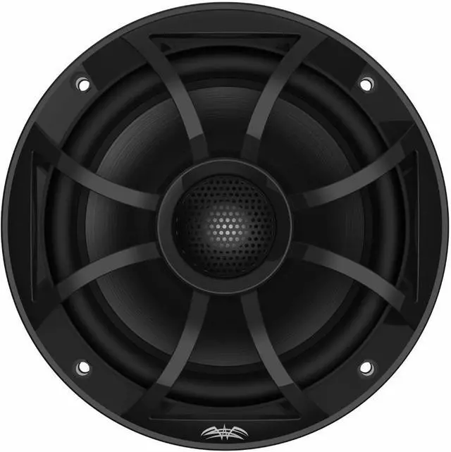 Alt view image 10 of 13 - Wet Sounds Recon 6BG 6.5 Inch 2 Way Open Grille Marine Speakers in Black, Pair