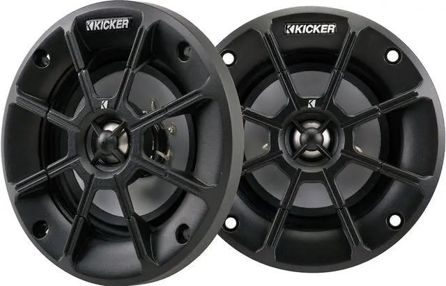 Alt view image 7 of 20 - Kicker 40PS42 4" 2-way Marine Speakers