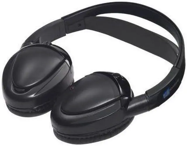 Alt view image 4 of 13 - Audiovox Dual channel wireless fold flat headphones auto shut off MTGHP2CA