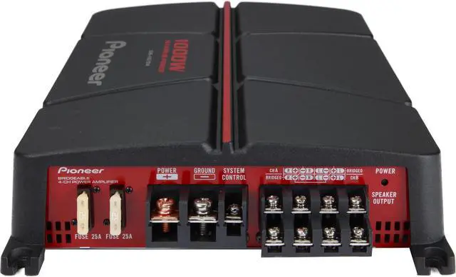Alt view image 5 of 17 - GM Series Class AB Amp (4 Channels, 1,000 Watts max) - GM-A6704