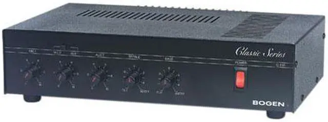 Alt view image 3 of 7 - Bogen BG-C100 Classic Series Public Address Amplifier - 100W