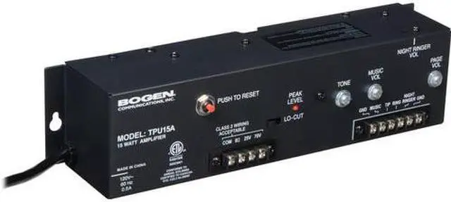 Alt view image 4 of 13 - Bogen 15 Watt Amplifier