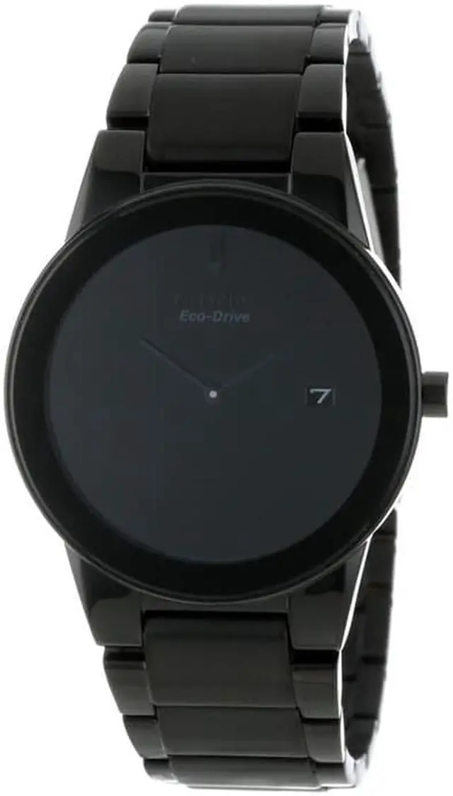 Alt view image 5 of 20 - Citizen Eco-Drive Mens Axiom Series Black ION PVD Stainless Watch AU1065-58E
