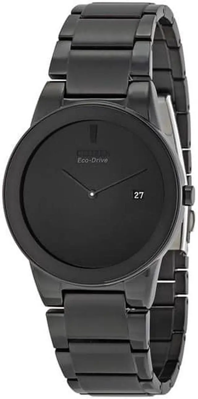 Alt view image 8 of 20 - Citizen Eco-Drive Mens Axiom Series Black ION PVD Stainless Watch AU1065-58E