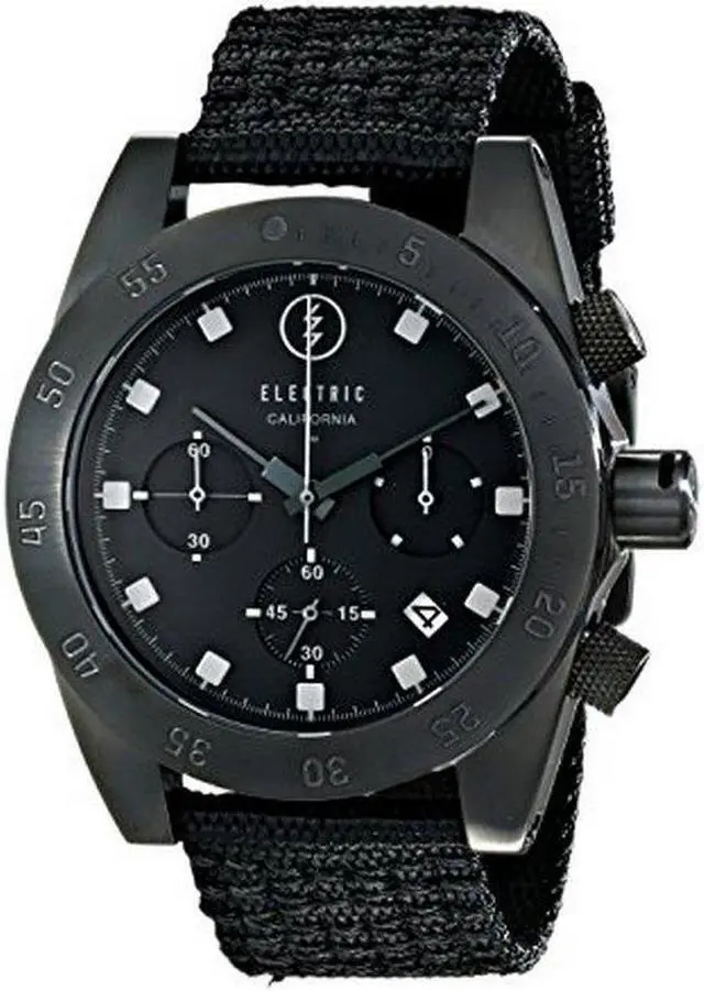 Alt view image 2 of 2 - Electric Men's EW0030020005 DW01 Nato Band Analog Display Japanese Quartz Black Watch