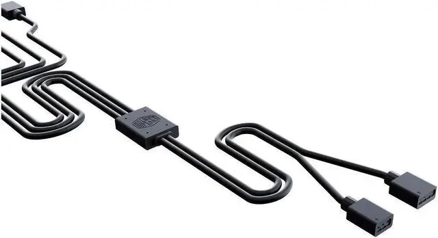 Alt view image 5 of 6 - Cooler Master Addressable RGB 1-to-3 Splitter Cable with Gigabyte 3-pin ARGB Adapter
