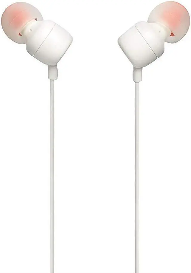 Main image of JBL JBLT110WHTAM Tune 110 In-Ear Headphones - White