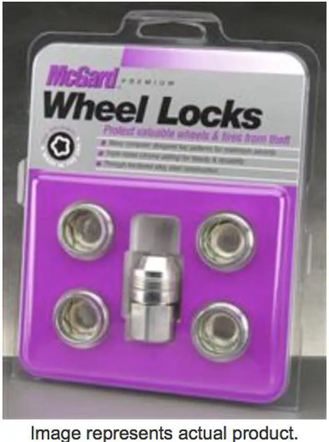 Alt view image 5 of 6 - McGard 24519 Cone Seat- Under Hub Cap Wheel 5 Lock Set (M14 x 1.5)