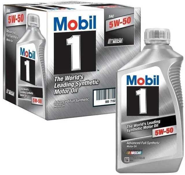 Main image of Mobil 1 106035 Synthetic 5W-50 Motor Oil - 1 quart