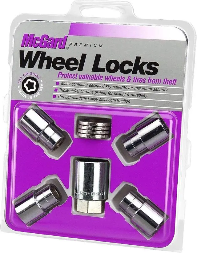 Alt view image 3 of 13 - McGard 21120 Chrome Regular Shank Wheel Lock Set (1/2"-20)
