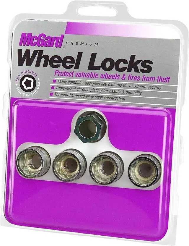 Alt view image 4 of 14 - MCGARD Zinc Oxide 14 mmx2.00 Thread Cone Seat Premium Wheel Lock 4 pc P/N 24024